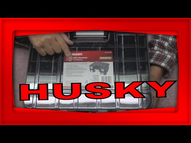 Husky 34-Compartment Plastic Double Sided Small Parts Organizer THD2020-001  - The Home Depot