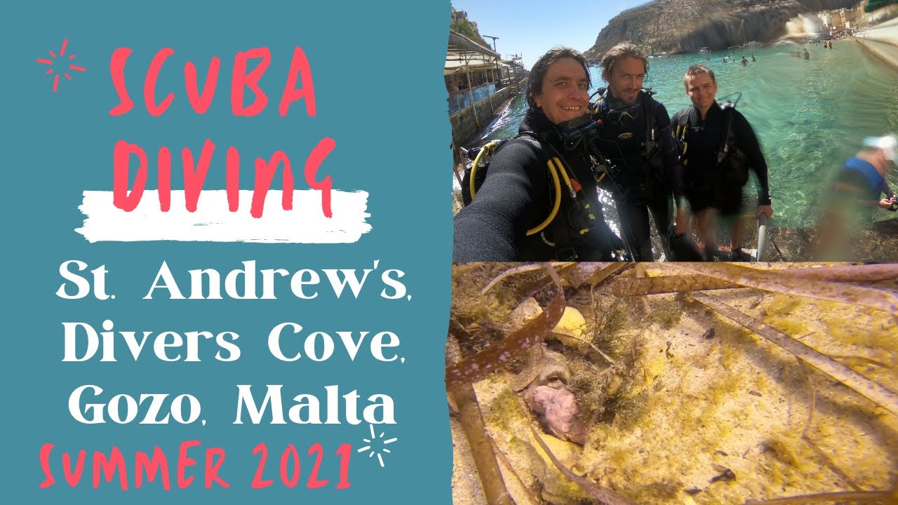Scuba diving @ St. Andrew's in Gozo, Malta!