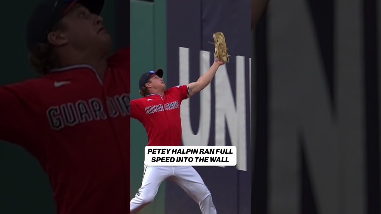 Petey Halpin held on for the catch! 👏 #mlb #baseball #peteyhalpin