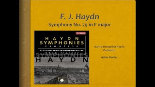 Haydn, Symphony 79 - Video Score - Adam Fischer