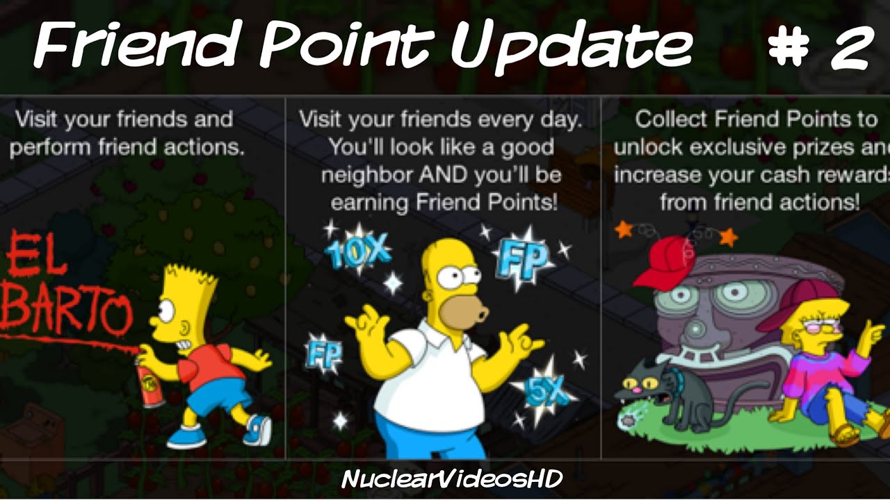 The Simpsons Tapped Out "Friend Points" Update (Pt.2) YouTube