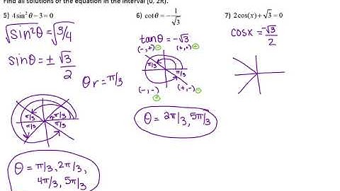 Precalc Chapter 5 Review