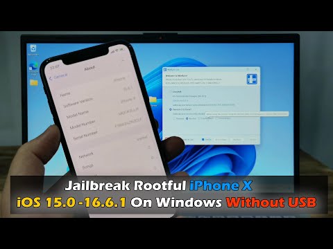 Jailbreak Rootful iPhone X iOS 15.0 -16.6.1 On Windows Without USB