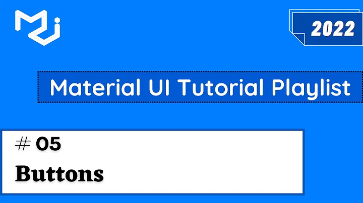 Material UI Button Component | Material UI Tutorial | Material UI 5 | Buttons in Material UI #5