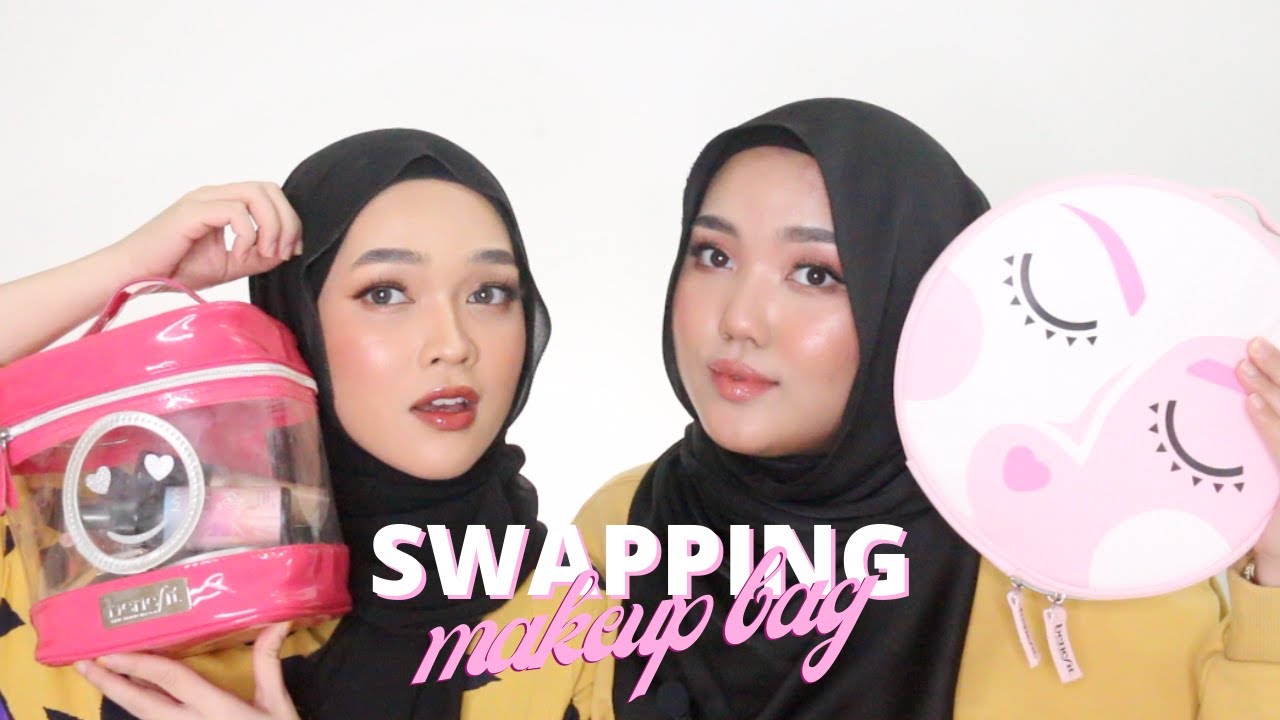 SWAPPING MAKEUP BAG WITH MY SISTER