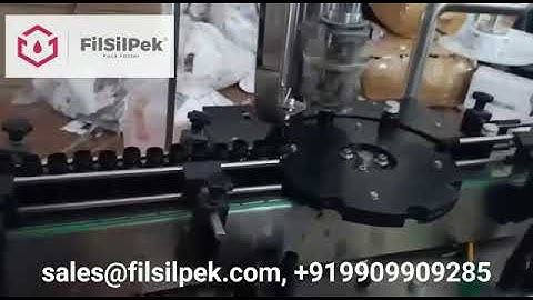 Automatic #Syrup Filling and #Capping Machine, #liquidfilling - Filsilpek - +919054294961