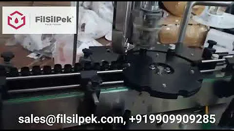 Automatic #Syrup Filling and #Capping Machine, #liquidfilling - Filsilpek - +919054294961