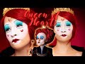 Halloween makeup  queen of hearts makeup tutorial  by pauuulette