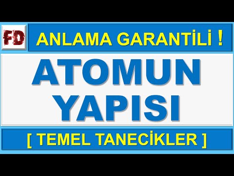 ATOMUN YAPISI (TEMEL TANECİKLERİ) TEK VİDEODA! II 9.SINIF,YGS II (ANLAMA GARANTİLİ)