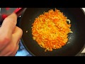 Кальмары тушеные с овощами