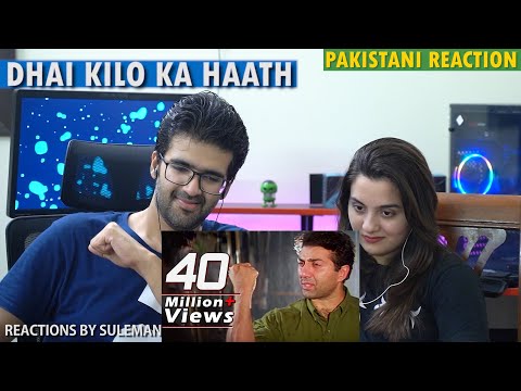 Pakistani Couple Reacts To Dhai Kilo Ka Haath | Dialogue | Sunny Deol | Amrish Puri | Damini