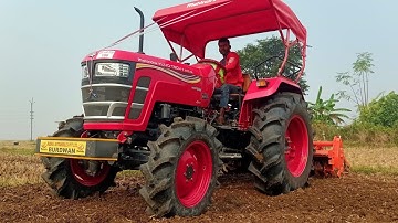 mahindra yuvo tech plus 575 Di || mahindra yuvo tech plus 575 rotavator|  mahindra tractor video