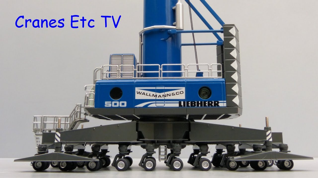 NZG Liebherr LHM 500 Mobile Harbour Crane 'Wallmann' by Cranes Etc