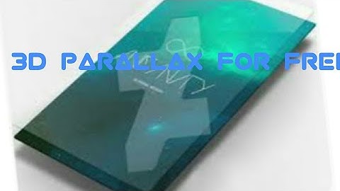 How to download 3d parallax background for free
