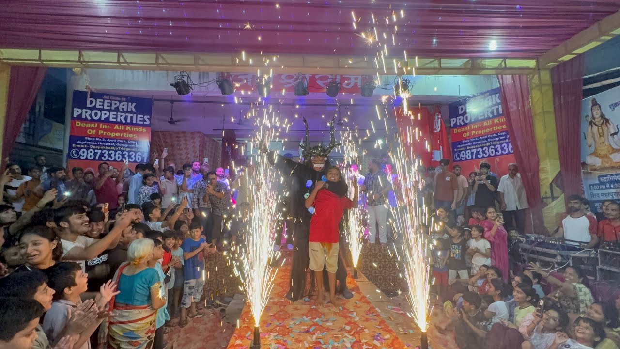 Arjun Nagar Chachi Tadka 2025 || makeupbyyashikamakeover #ramlila2025 #1mviews #1msubscribers #trend