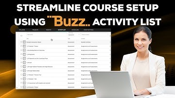 How to Use the Activity List Tab to Manage Activities in Buzz LMS