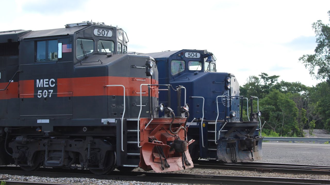 WATERVILLE MAINE! Exploring the Heart of the Maine Central, Pan Am Power Galore!