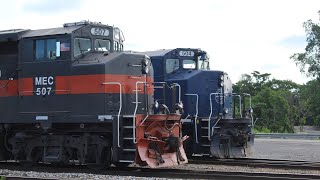 WATERVILLE MAINE! Exploring the Heart of the Maine Central, Pan Am Power Galore!