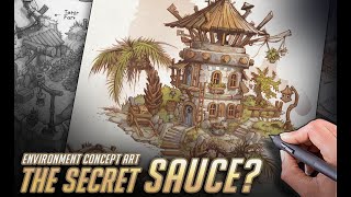 The secret sauce! - Environment Concept art