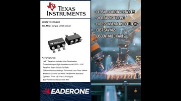 Texas Instruments brand SN65LVDS1DBVR 630-Mbps single LVDS driver Same as: SN65LVDS1DBVRG4,