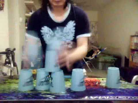 Speed Stacks : Cup Stacking Master 2 Cycle 9'68" 史塔客，速叠杯，飞叠