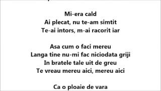 Giulia feat Dorian Popa - Ploaie de vara  Versuri (Lyrics)