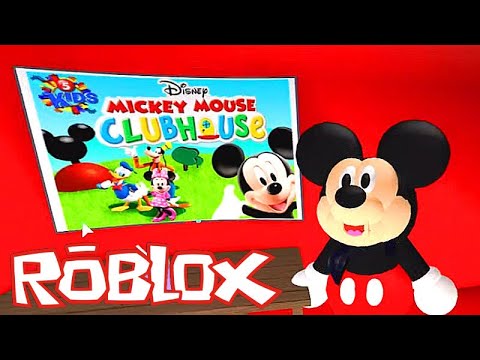 Roblox Mickey Mouse Clubhouse Youtube - the club house roblox