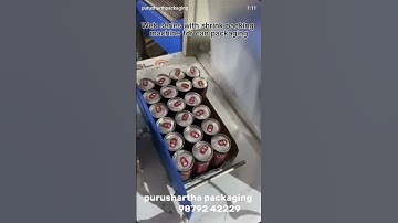 web sealer with shrink packing machine for can packagingPURUSHARTH PACKAGINGRajkot Mo.no. 9879242229