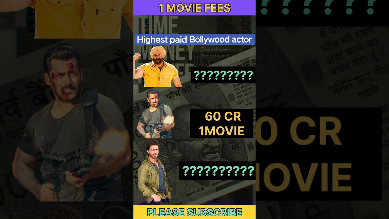 top 5 highest paid Bollywood actor ||