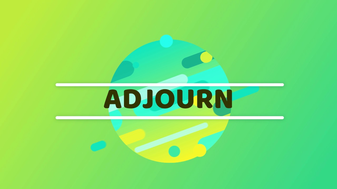 How to Pronounce Adjourn | learn pronunciation