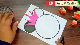 Mini Mouse / New Border for Assignment | Front Page Design | Border for Project by Arty & Crafty