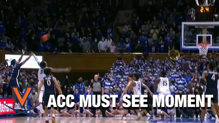 Virginia's Reece Beekman Calls Game For Three | ACC Must See Moment
