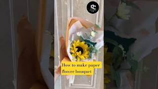 DIY Paper Flower Bouquet 🌷 | Easy Handmade Gift Idea 💐 | Beautiful Paper Craft Tutorial #diycrafts