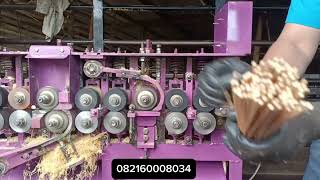 Mesin Tusuk Sate Anti Selip Slicer Planer Keluar 7 Lidi