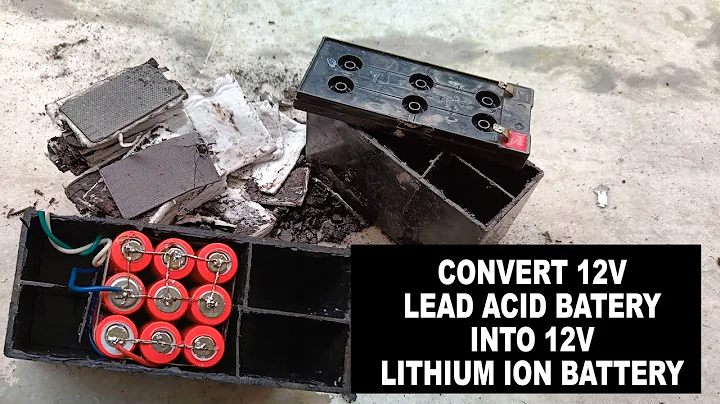 How To Convert 12v 7Ah Old Lead Acid Battery Into 12v 27Ah Lithium Ion Battery