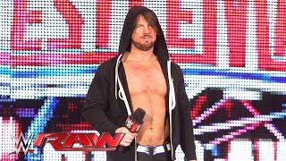 AJ Styles unterbricht Fandango vs. Chris Jericho – WrestleMania Rewind: Raw, 21. März 2016