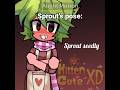 Sprout pose #sprout #animation #dandysworld