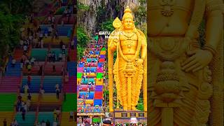 Batu Caves Murugan Statue 🙏Iconic Rainbow Steps #kualalumpur #explore #travel #shorts #viralvideo