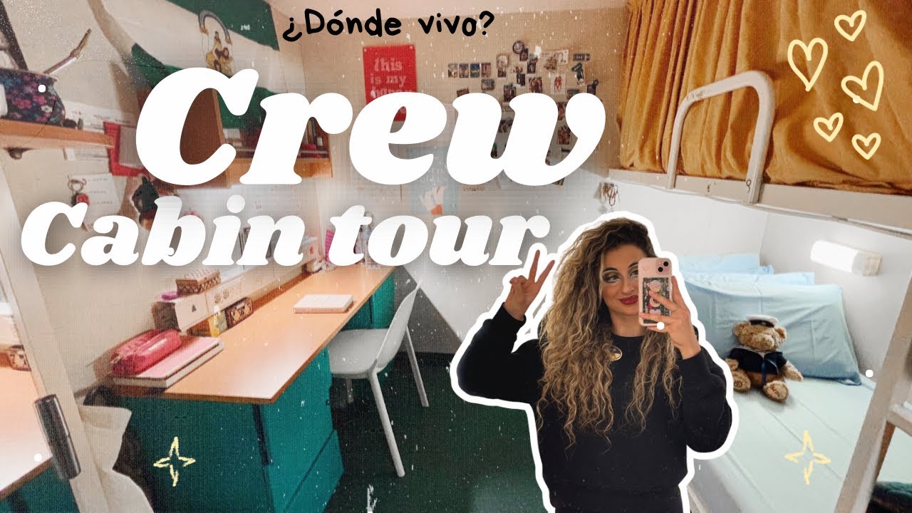 CREW CABIN TOUR 🛳️ ¿Dónde vivo? / MSC poesía @carmen.ravel