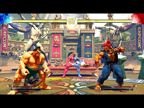 Perfect! E. Honda vs Akuma (Hardest AI) - Street Fighter V (PS5 4K 60FPS)