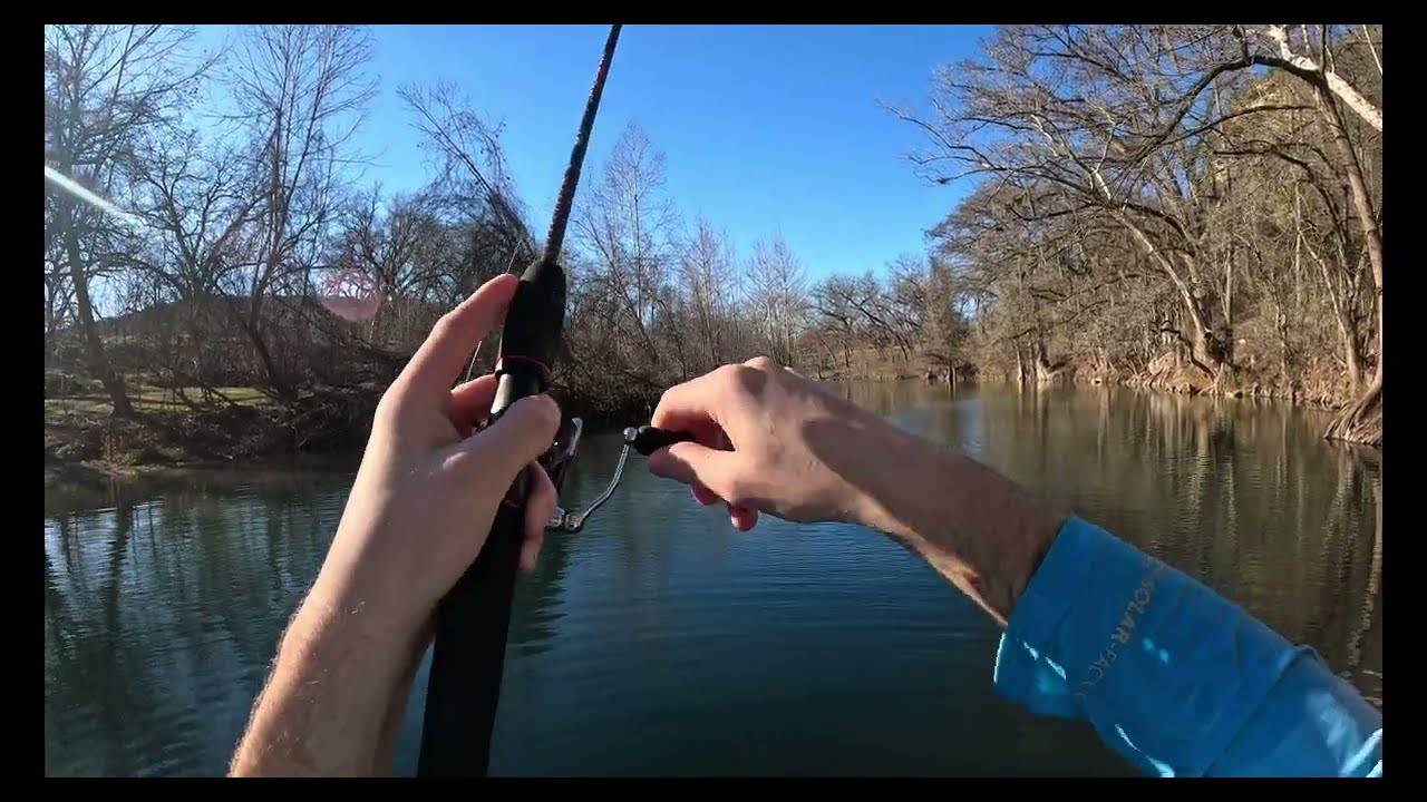 Fishing the Guadalupe River for Texas Rainbow Trout 2025 || 4K