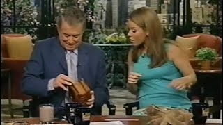 Regis And Kelly Host Chat  April 30 2001  Regiss Vacation Recap And Secret Box