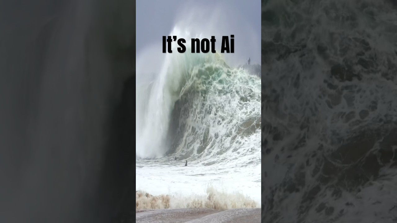The ocean is Angry