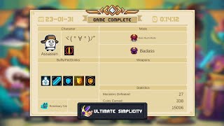 I beat Soul Knight Rush To Purity Badass without weapons