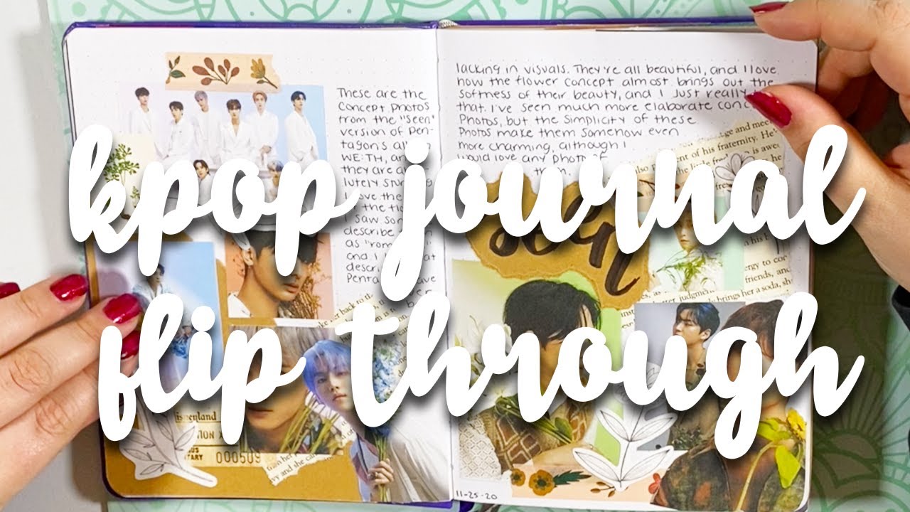 third kpop journal flip through!
