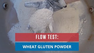 MATERIAL FLOW TEST: WHEAT GLUTEN POWDER | AirSweep Material Flow Aid | Bin Discharger Working