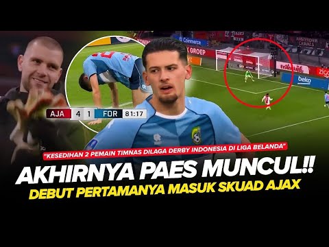 apelbet x agenhoki - "GAK TEGA HUBNER DIBANTAI" Debut MAARTEN PAES bersama Skuad AJAX yang msh dinanti oleh Fans