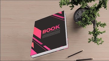 3D Book cover animation video