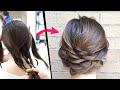 簡単！巻きなし！緩めのロープ編みで作る可愛いまとめ髪のヘアアレンジ！SIMPLE UPDO  |  Quick and easy hair tutorial| Updo Hairstyle