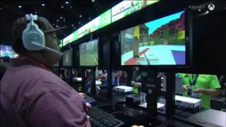Minecraft At E3 2017 | Servers & Super Duper Graphics Pack | Official Gameplay